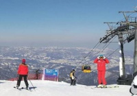 韩国江原道龙平度假村滑雪场