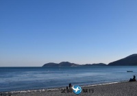韩国鹤洞黑鹅卵石海岸