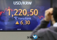 俄罗斯乌克兰危机升温致韩元对美元汇率创21个月来新高
